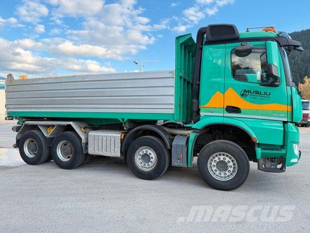 Mercedes-Benz Arocs 4145 8X4 BB Retarder Meiller Bordmatik Camion benne