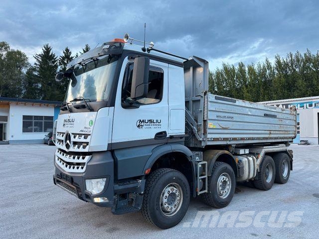 Mercedes-Benz Arocs 4148 8X4 BB Retarder Meiller Bordmatik Bañeras basculantes usadas
