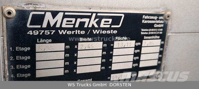 Mercedes-Benz Atego 1223 1 Stock Hohe Gitter Viehtransporter Tiertransporter