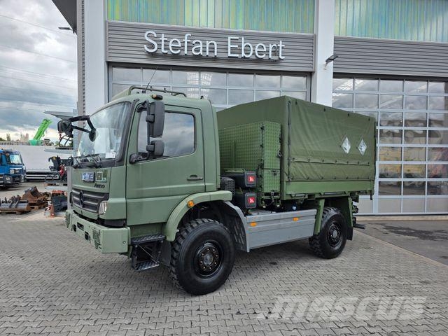 Mercedes-Benz Atego 1018 A 4x4 Pritsche Plane mehrfach vorh. Camión con caja abierta