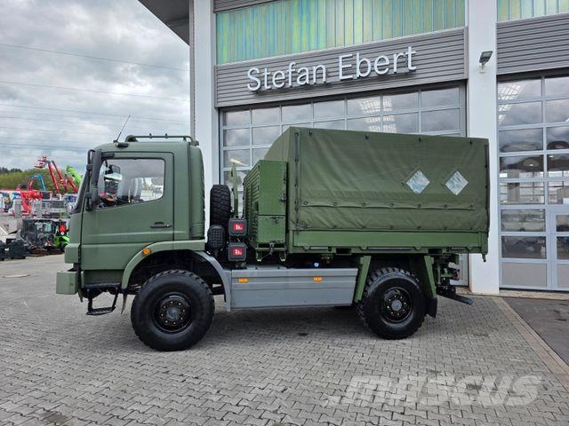 Mercedes-Benz Atego 1018 A 4x4 Pritsche Plane mehrfach vorh. Camión con caja abierta