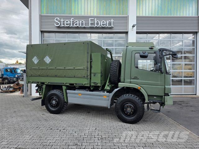 Mercedes-Benz Atego 1018 A 4x4 Pritsche Plane mehrfach vorh. Camión con caja abierta