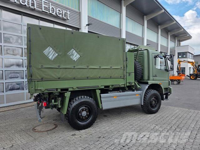 Mercedes-Benz Atego 1018 A 4x4 Pritsche Plane mehrfach vorh. Camión con caja abierta