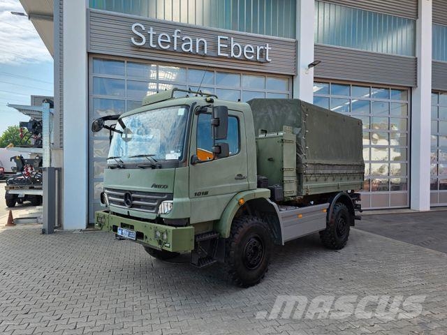 Mercedes-Benz Atego 1018 A 4x4 Pritsche Plane mehrfach vorh. Camión con caja abierta