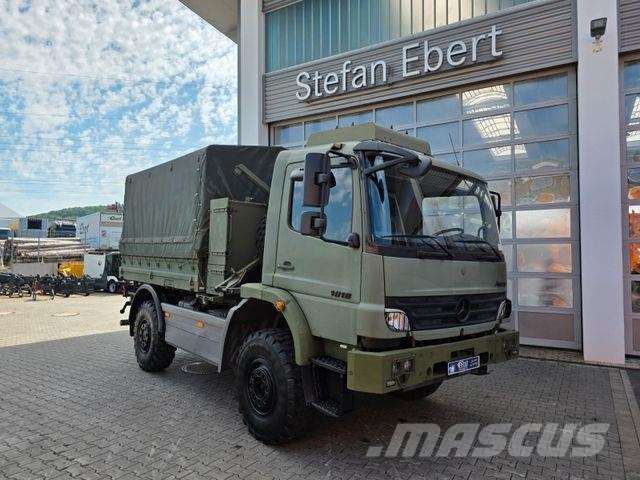 Mercedes-Benz Atego 1018 A 4x4 Pritsche Plane mehrfach vorh. Camión con caja abierta