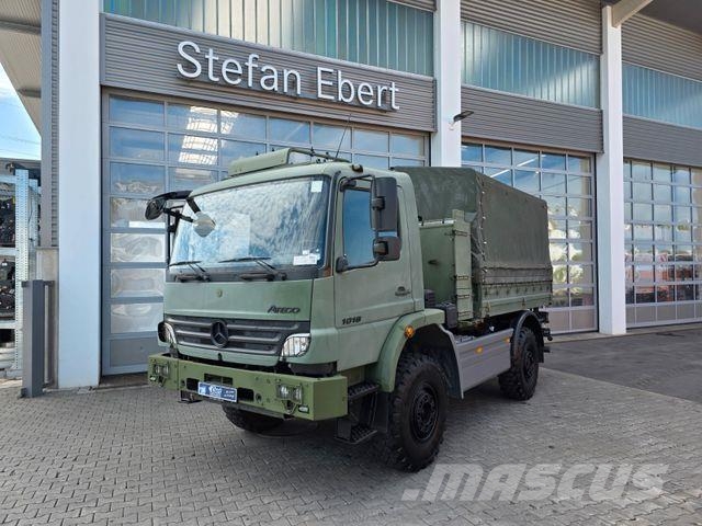 Mercedes-Benz Atego 1018 A 4x4 Pritsche Plane mehrfach vorh. Camión con caja abierta