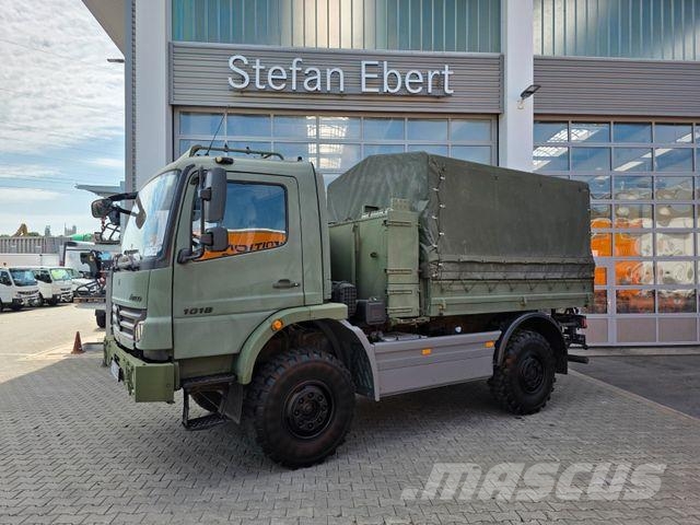 Mercedes-Benz Atego 1018 A 4x4 Pritsche Plane mehrfach vorh. Camión con caja abierta