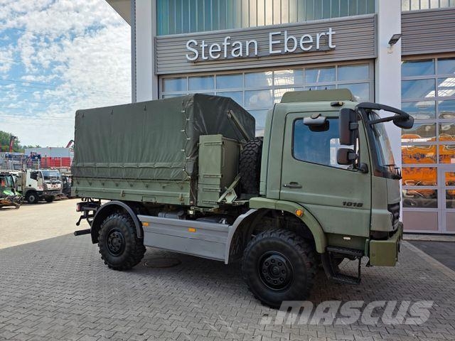 Mercedes-Benz Atego 1018 A 4x4 Pritsche Plane mehrfach vorh. Camión con caja abierta