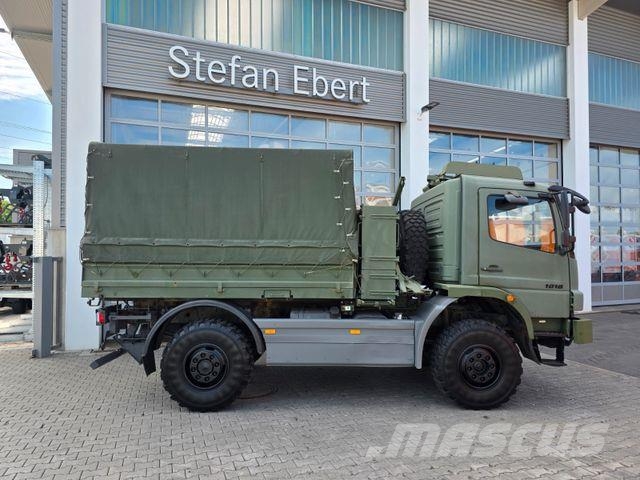 Mercedes-Benz Atego 1018 A 4x4 Pritsche Plane mehrfach vorh. Camión con caja abierta
