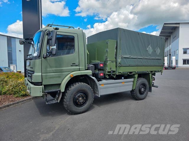 Mercedes-Benz Atego 1018 A 4x4 Pritsche Plane mehrfach vorh. Camión con caja abierta