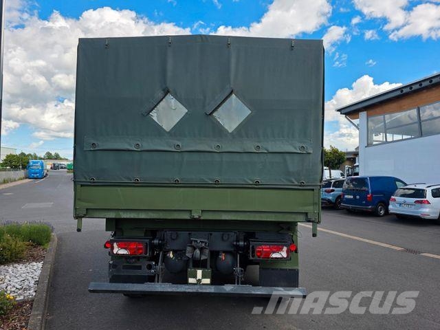 Mercedes-Benz Atego 1018 A 4x4 Pritsche Plane mehrfach vorh. Camión con caja abierta
