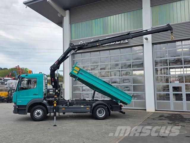 Mercedes-Benz Atego 1223 KK HIAB X-HIDUO 082 Funk 2x AHK شاحنات قلابة