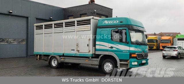 Mercedes-Benz Atego 1223 1 Stock Hohe Gitter Viehtransporter Tiertransporter