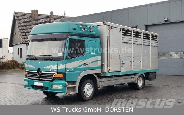 Mercedes-Benz Atego 1223 1 Stock Hohe Gitter Viehtransporter Tiertransporter