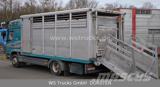 Mercedes-Benz Atego 1223 1 Stock Hohe Gitter Viehtransporter Tiertransporter
