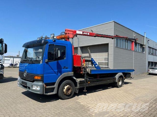 Mercedes-Benz Atego 1218 L Pritsche Kran Verschiebepl.+Brille Camiones grúa