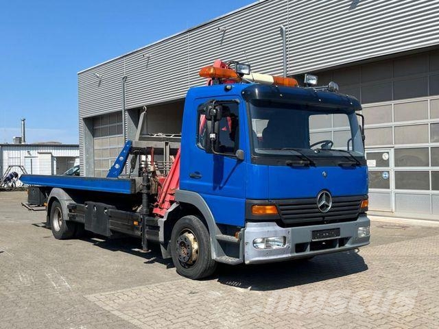 Mercedes-Benz Atego 1218 L Pritsche Kran Verschiebepl.+Brille Camiones grúa
