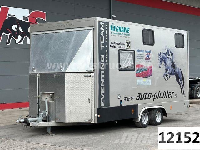 Mercedes-Benz Atego 1218L Pferdetransporter + Gimmel Anh. شاحنات نقل الحيوانات