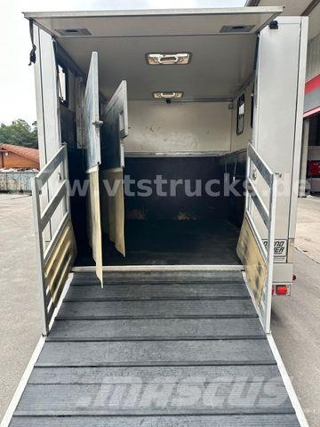 Mercedes-Benz Atego 1218L Pferdetransporter + Gimmel Anh. شاحنات نقل الحيوانات