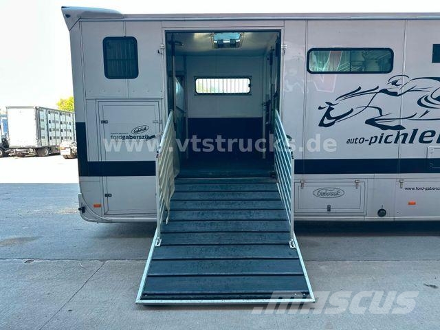 Mercedes-Benz Atego 1218L Pferdetransporter + Gimmel Anh. شاحنات نقل الحيوانات