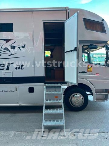 Mercedes-Benz Atego 1218L Pferdetransporter + Gimmel Anh. شاحنات نقل الحيوانات