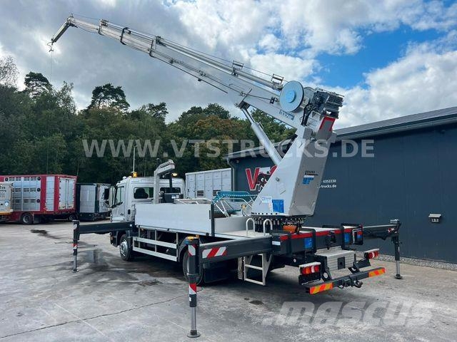 Mercedes-Benz Atego 1223 4x2 Böcker-Dachdeckerkran Vlakke laadvloer met kraan