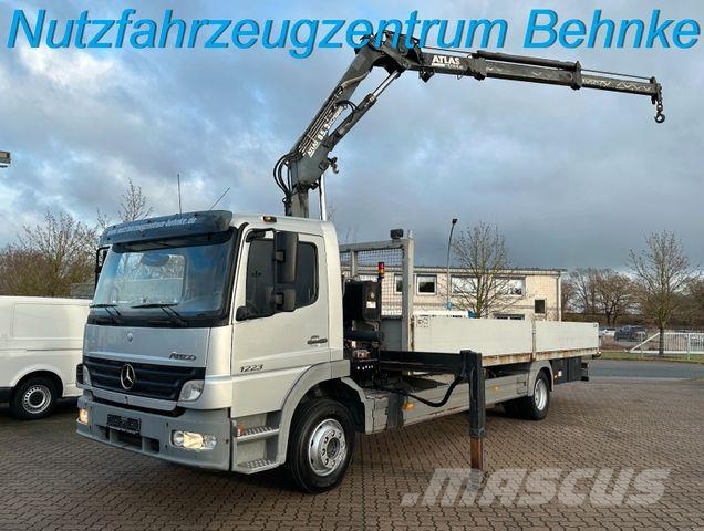 Mercedes-Benz Atego 1223 BL 7.2m Pritsche/Atlas Kran/AC/2x AHK Madelautod