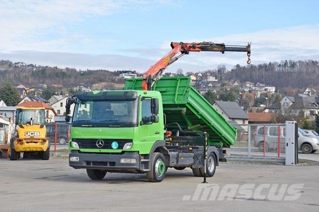 Mercedes-Benz ATEGO 1224 Kipper 4,00m* KRAN * TOPZUSTAND Автокранове