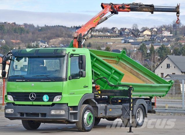 Mercedes-Benz ATEGO 1224 Kipper 4,00m* KRAN * TOPZUSTAND Автокранове