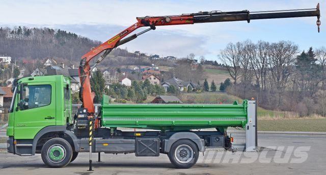 Mercedes-Benz ATEGO 1224 Kipper 4,00m* KRAN * TOPZUSTAND Автокранове