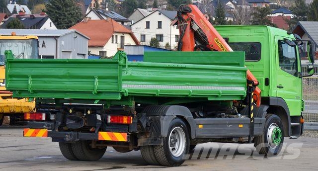 Mercedes-Benz ATEGO 1224 Kipper 4,00m* KRAN * TOPZUSTAND Автокранове