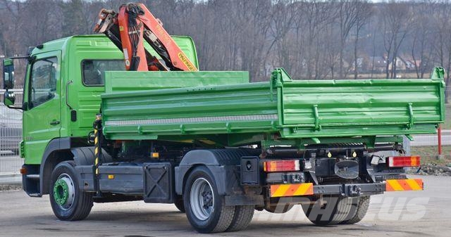 Mercedes-Benz ATEGO 1224 Kipper 4,00m* KRAN * TOPZUSTAND Автокранове