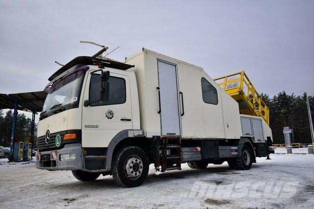Mercedes-Benz ATEGO 1323 PK 8000T RAIL Platform Nostolava-autot