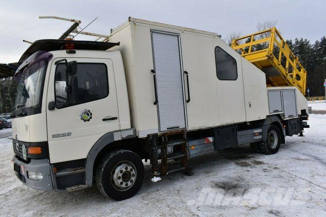 Mercedes-Benz ATEGO 1323 PK 8000T RAIL Platform Nostolava-autot