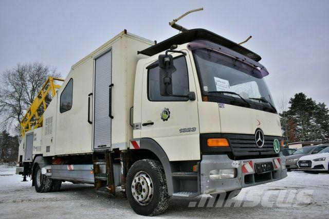 Mercedes-Benz ATEGO 1323 PK 8000T RAIL Platform Nostolava-autot