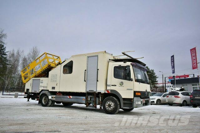 Mercedes-Benz ATEGO 1323 PK 8000T RAIL Platform Nostolava-autot