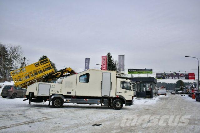 Mercedes-Benz ATEGO 1323 PK 8000T RAIL Platform Nostolava-autot