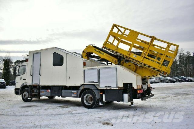 Mercedes-Benz ATEGO 1323 PK 8000T RAIL Platform Nostolava-autot