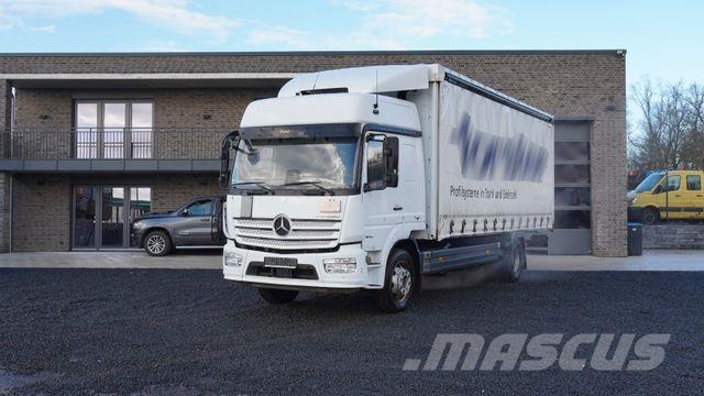 Mercedes-Benz Atego 1630 Pritsche + Plane Steckrungen 커튼사이더 트럭