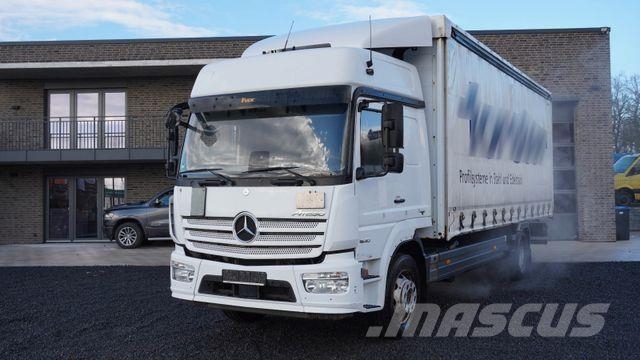 Mercedes-Benz Atego 1630 Pritsche + Plane Steckrungen 커튼사이더 트럭