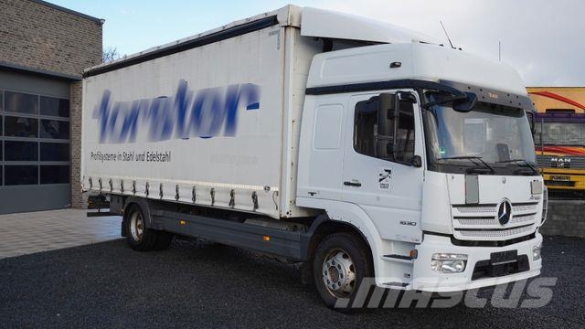 Mercedes-Benz Atego 1630 Pritsche + Plane Steckrungen 커튼사이더 트럭