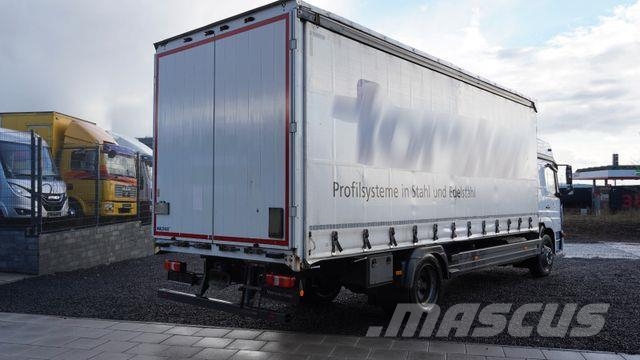 Mercedes-Benz Atego 1630 Pritsche + Plane Steckrungen 커튼사이더 트럭
