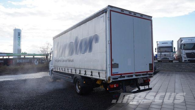 Mercedes-Benz Atego 1630 Pritsche + Plane Steckrungen 커튼사이더 트럭