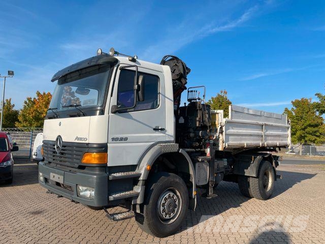 Mercedes-Benz Atego 1828 BB 4x4/ DPF/ AC/ Meiller/ Atlas 105.1 Camion benne