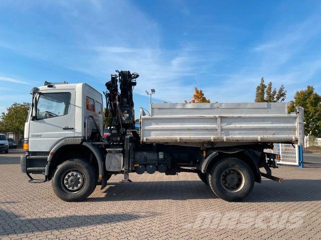 Mercedes-Benz Atego 1828 BB 4x4/ DPF/ AC/ Meiller/ Atlas 105.1 Camion benne