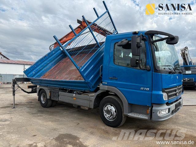 Mercedes-Benz Atego 818/918/MEILLER 3.S-Kipper/TEREX 65.2-A2L Bañeras basculantes usadas
