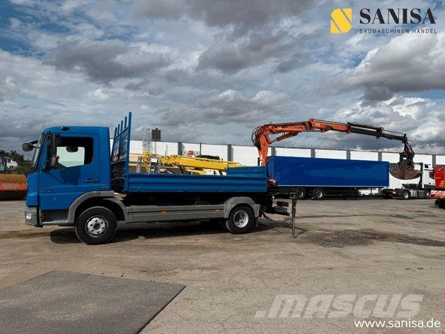 Mercedes-Benz Atego 818/918/MEILLER 3.S-Kipper/TEREX 65.2-A2L Bañeras basculantes usadas