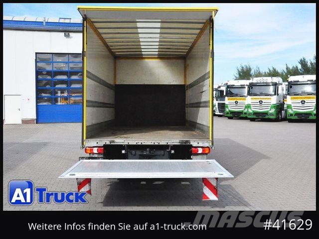 Mercedes-Benz Atego 818 L, Koffer, Automatik, , Seitentür Gesloten opbouw
