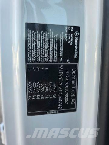 Mercedes-Benz Atego 823 K 4x2 Meiller 2x AHK Klima 3 Sitze Kipper