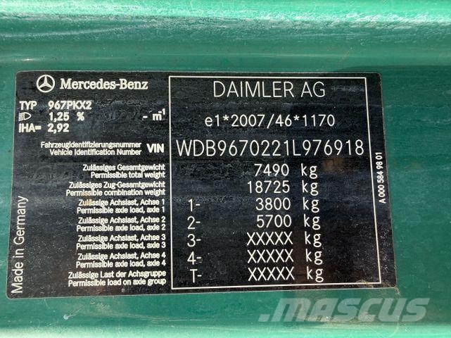 Mercedes-Benz Atego 818 L Kran Atlas 35.2 A2 Vlakke laadvloer met kraan